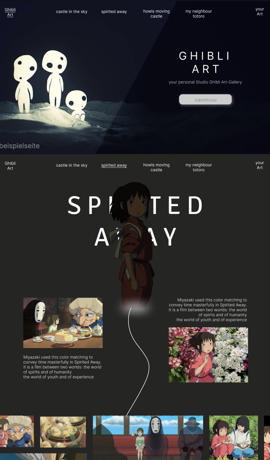 Studio Ghibli Website